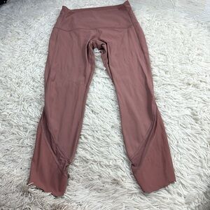Lululemon Wunder Under HR Crop 23" *Updated Scallop Full-On Luxtreme Spiced Chai